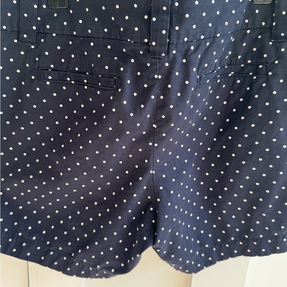 Tommy Hilfiger Navy Polka Dot Cotton Women's Shorts - Picture 3 of 5